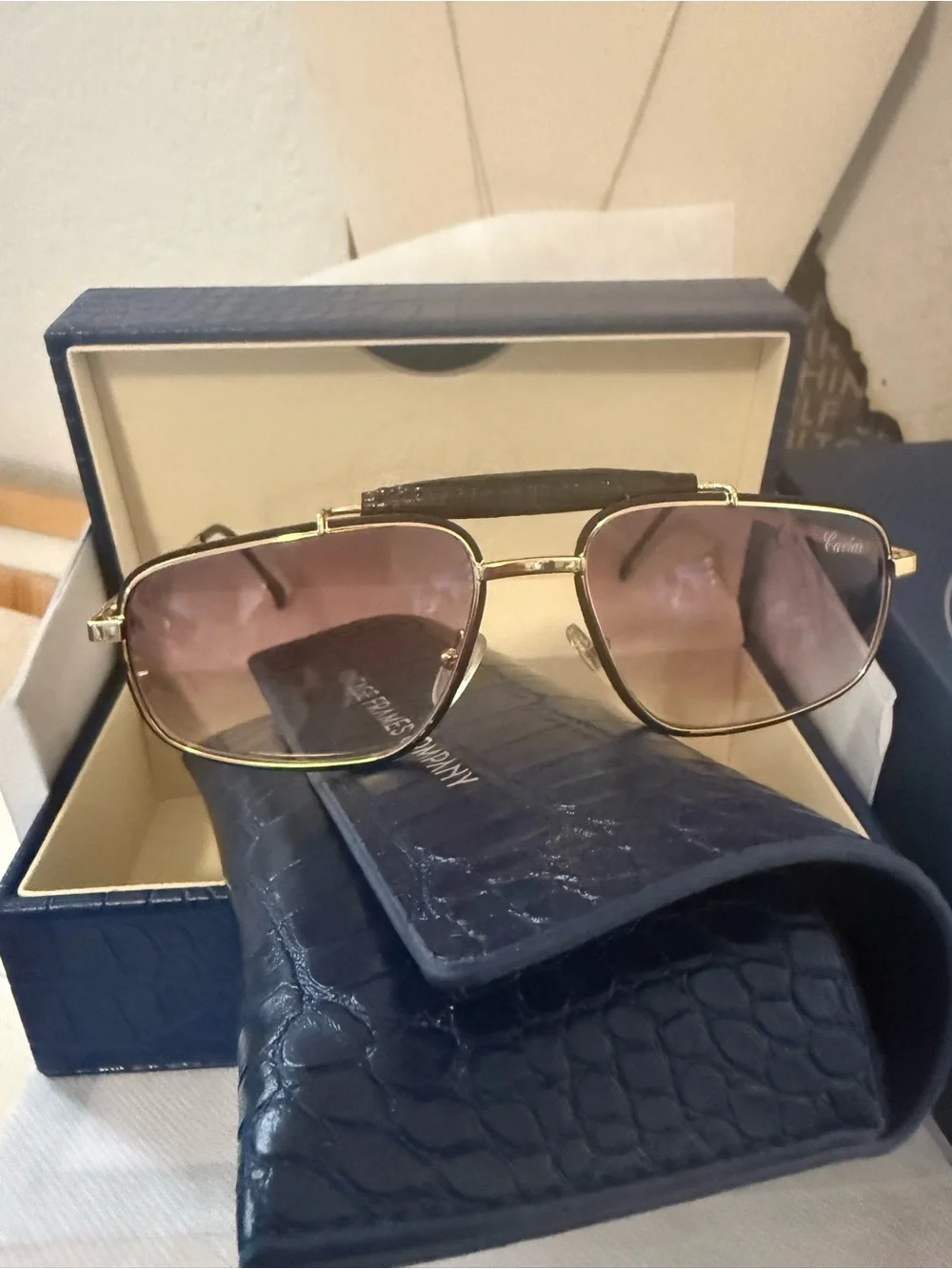 Caviar vintage sunglasses caviar collection ULTRA M3736 new in case